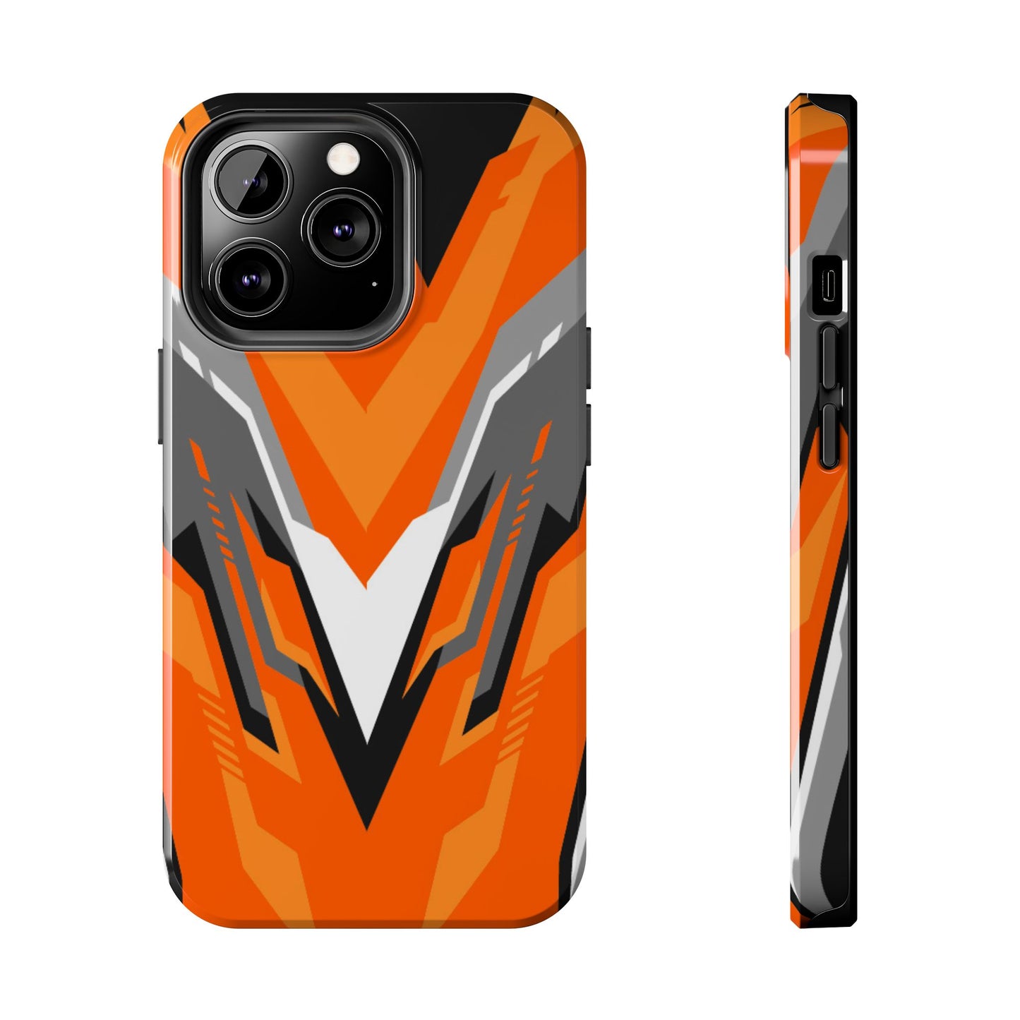 Orange Racing Graphic Tough Phone Case