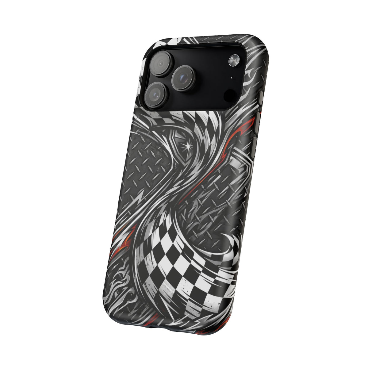 Racing Checkered Flag Magnetic Phone Case