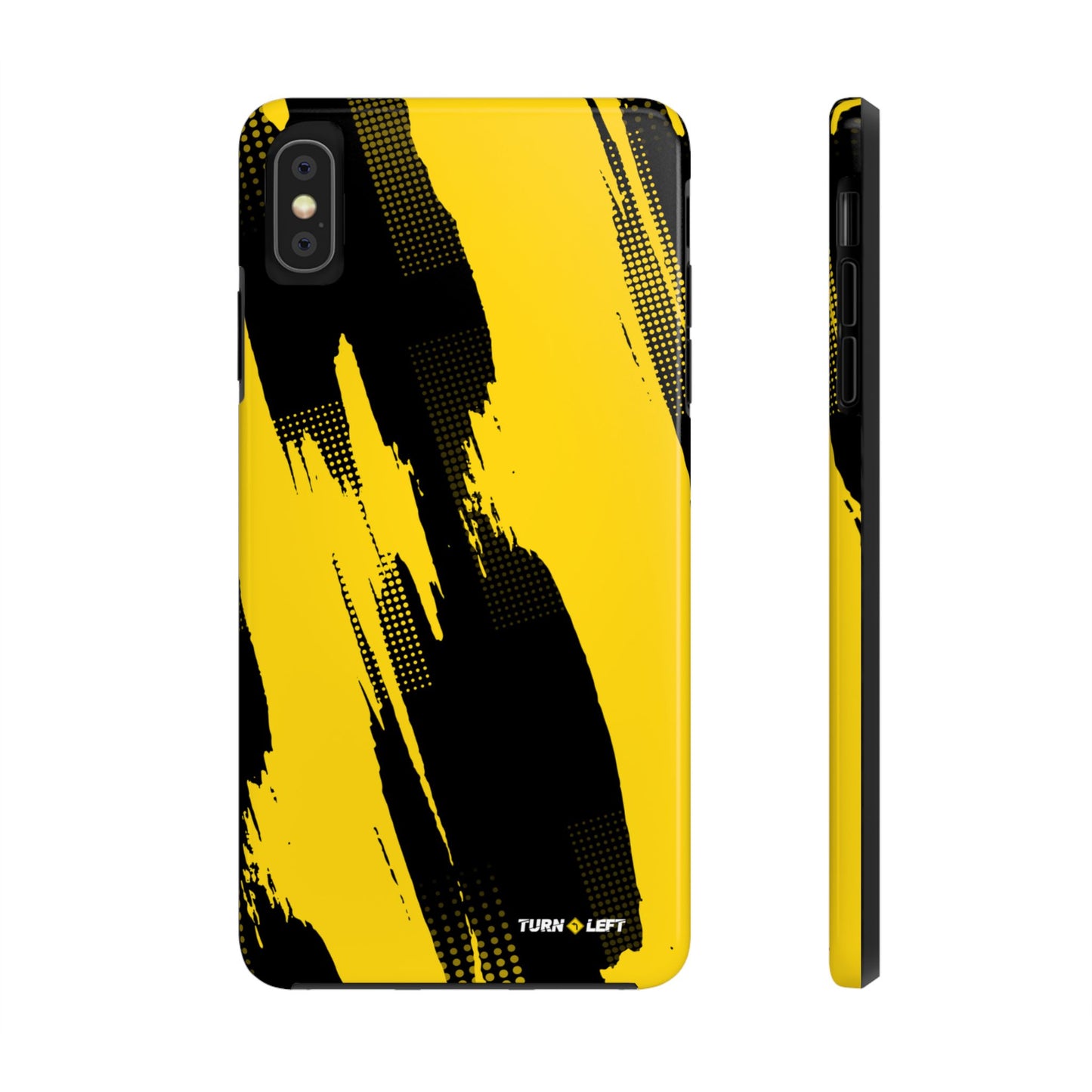 Racing Graphic Yellow Black Tough Phone Cases