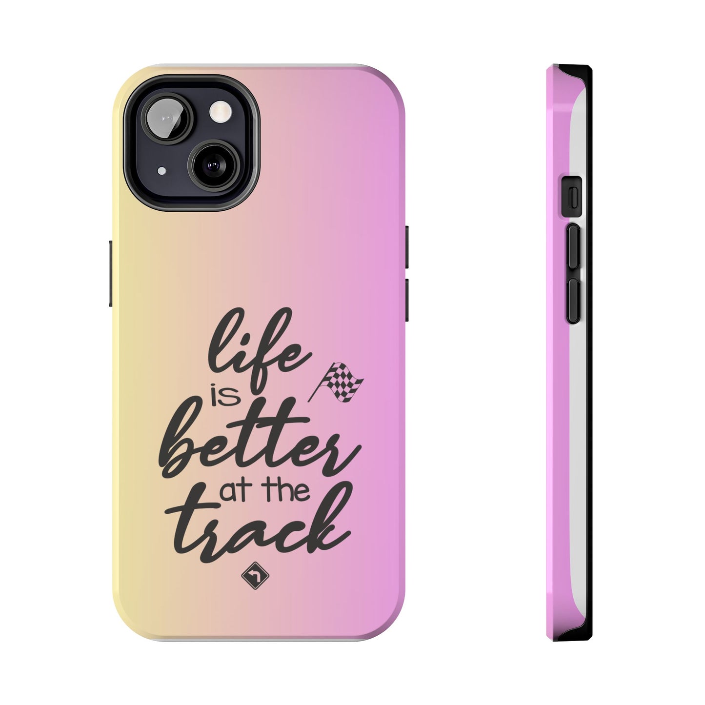 Two-Tone Tough Phone Cases - Life Is Better At The Racetrack
