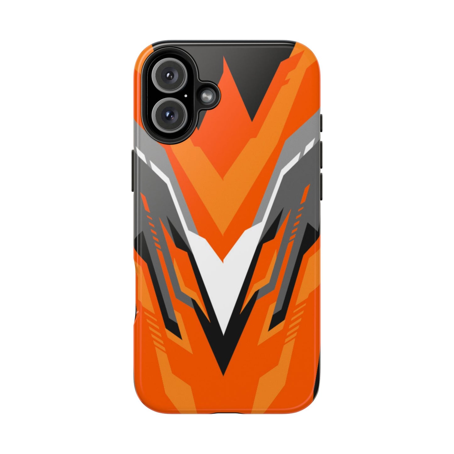 Orange Racing Graphic Tough Phone Case