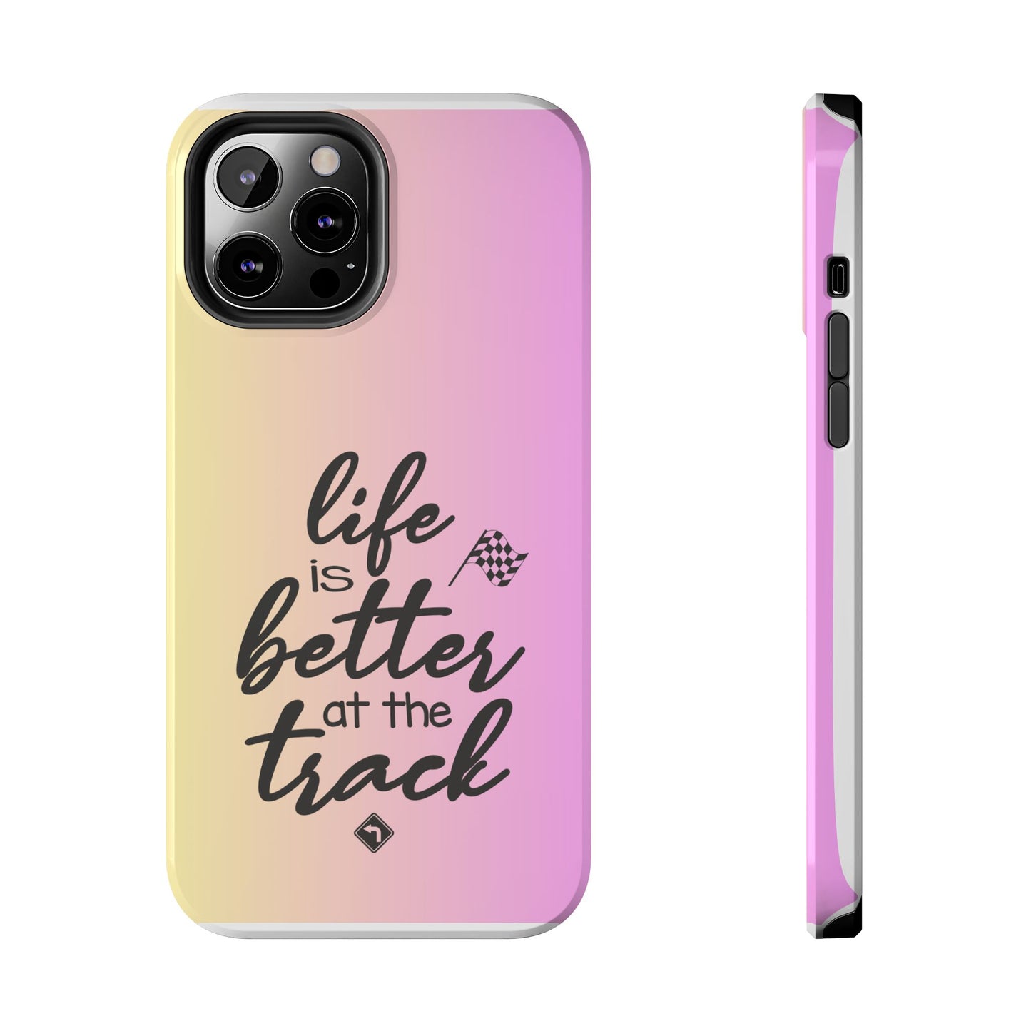 Two-Tone Tough Phone Cases - Life Is Better At The Racetrack