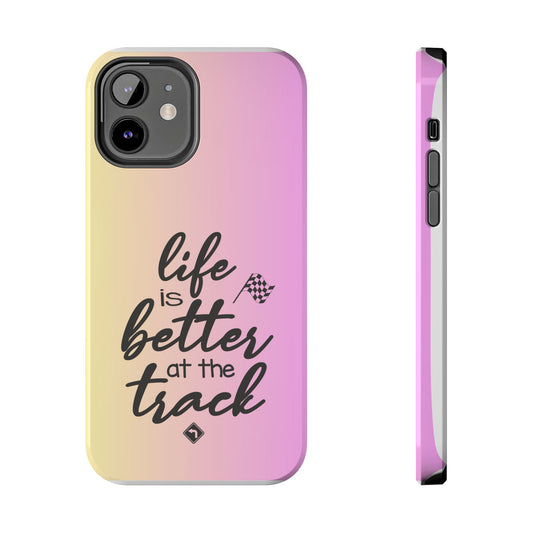 Two-Tone Tough Phone Cases - Life Is Better At The Racetrack