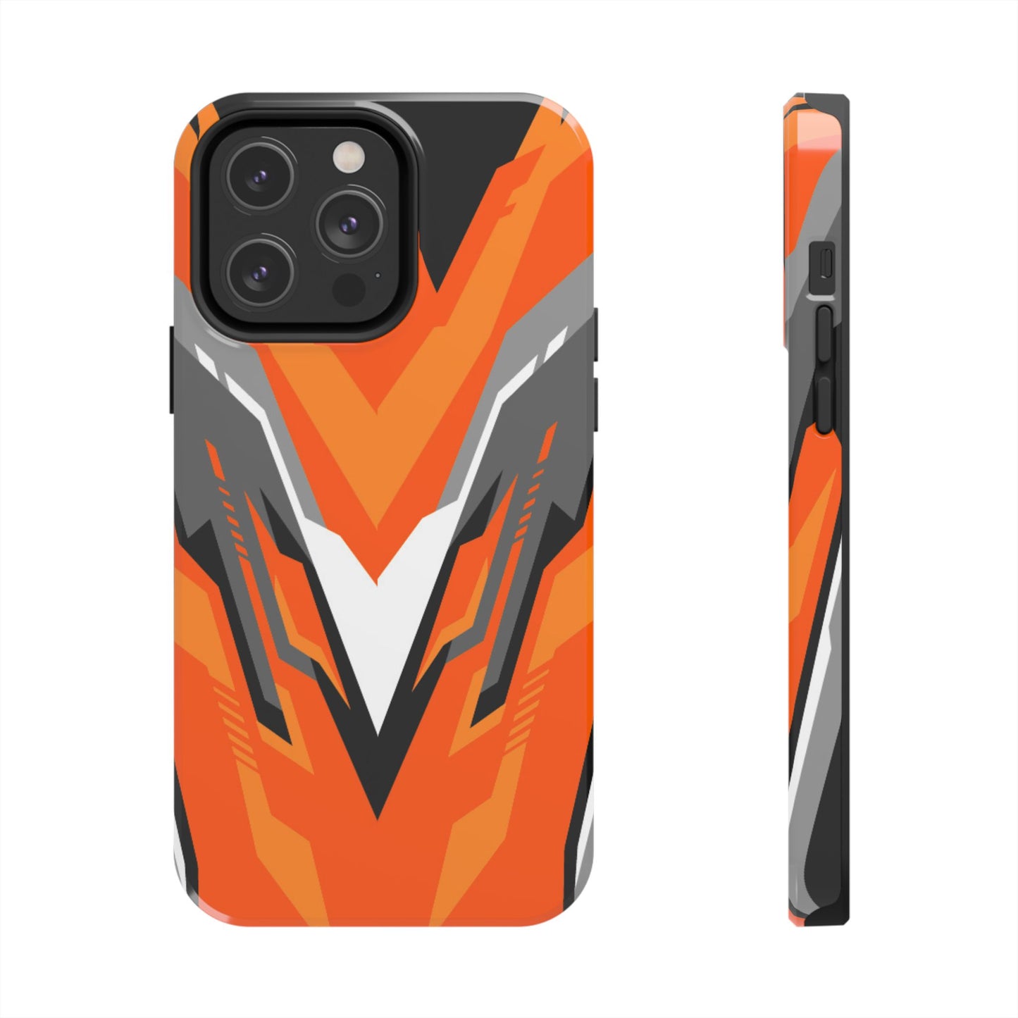 Orange Racing Graphic Tough Phone Case