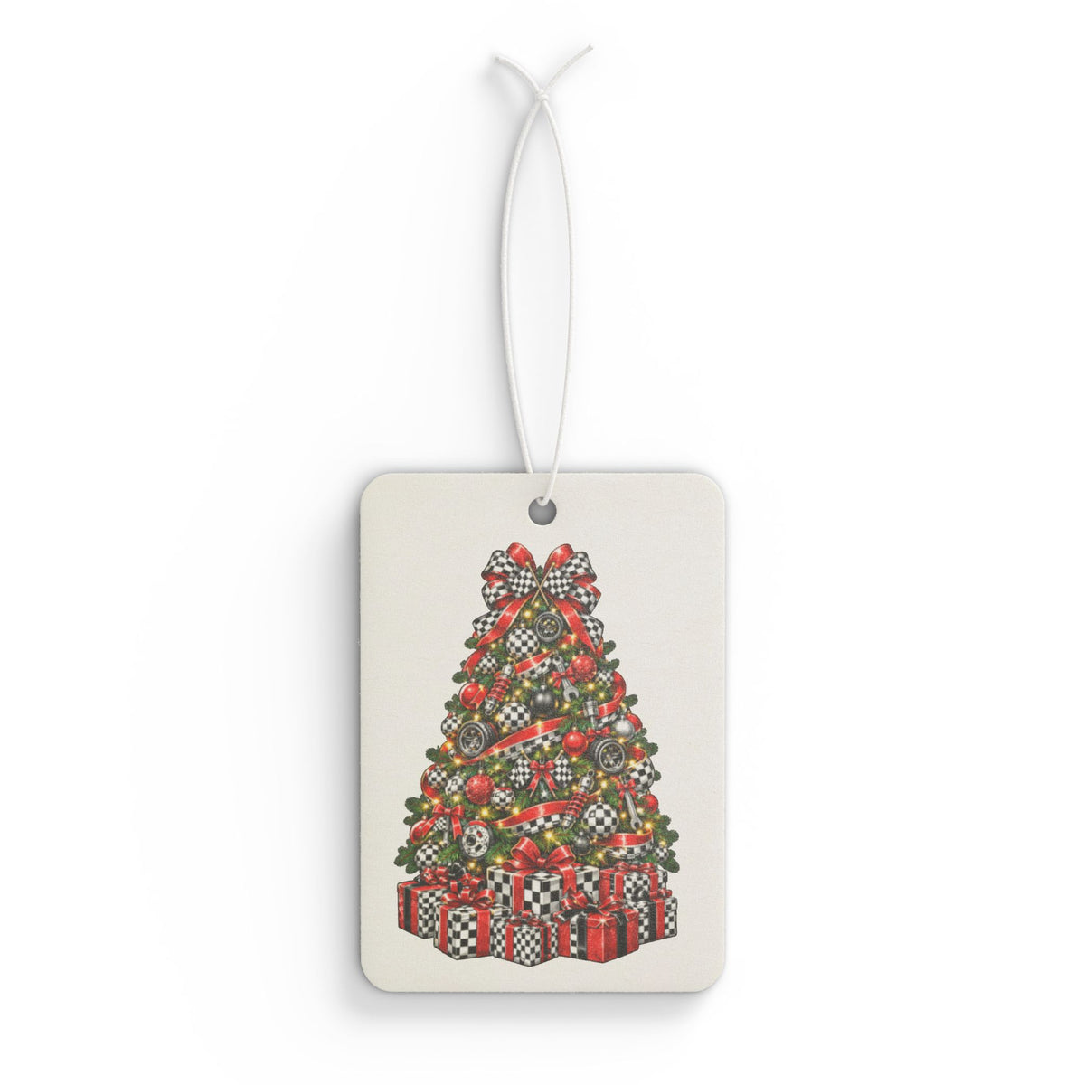 Racing Christmas Tree Car Air Freshener