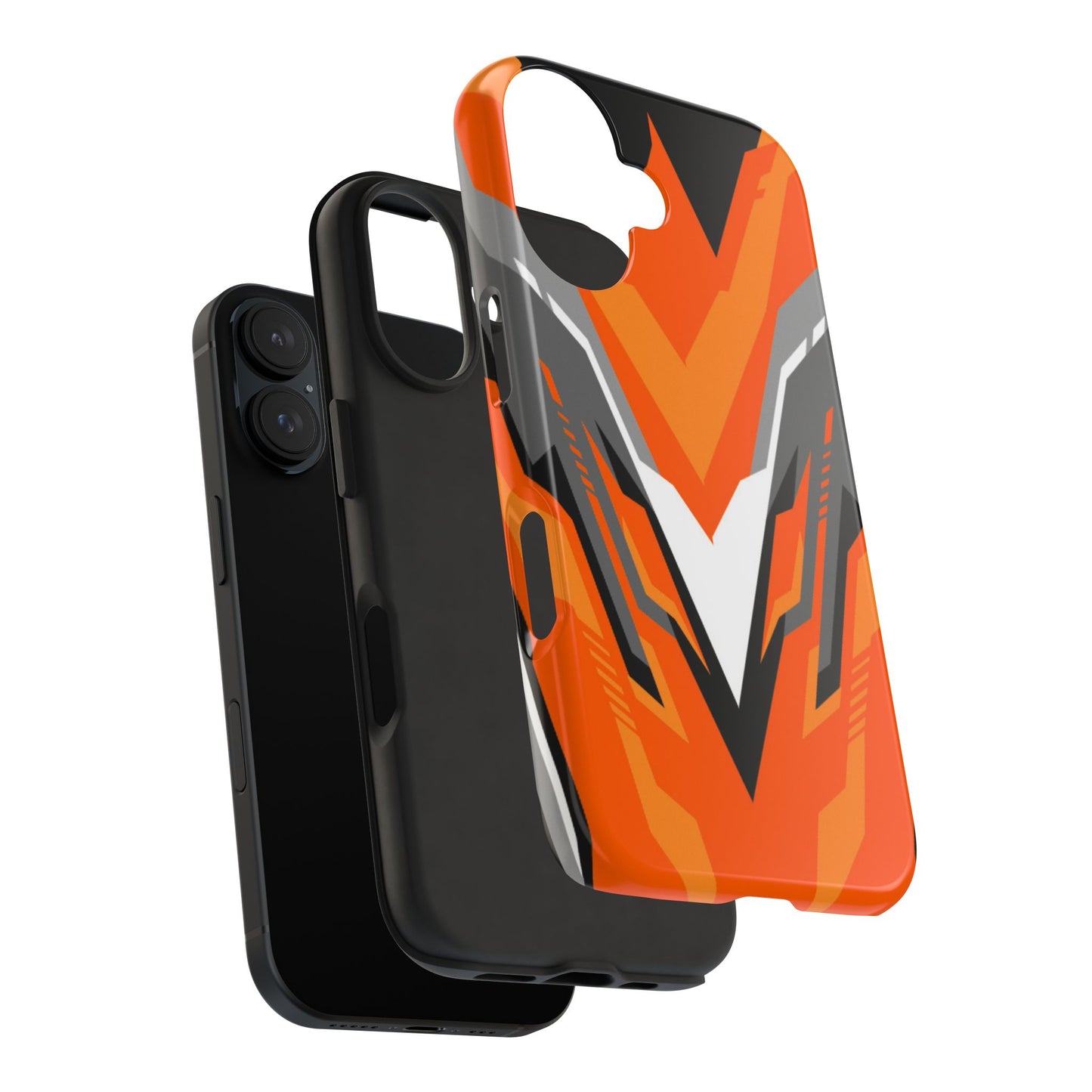 Orange Racing Graphic Tough Phone Case