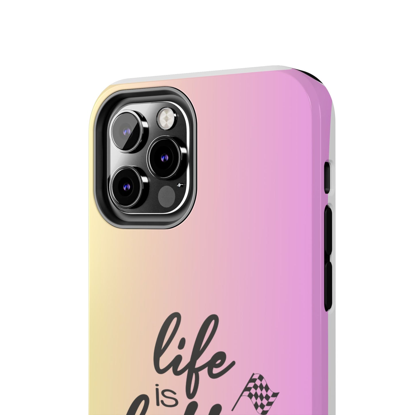 Two-Tone Tough Phone Cases - Life Is Better At The Racetrack