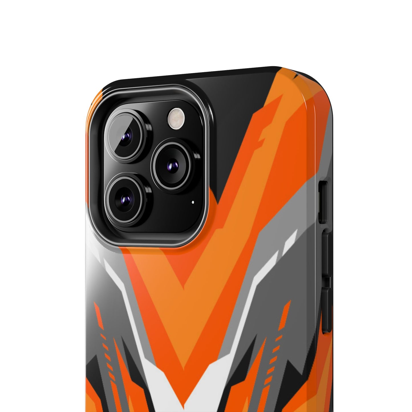 Orange Racing Graphic Tough Phone Case