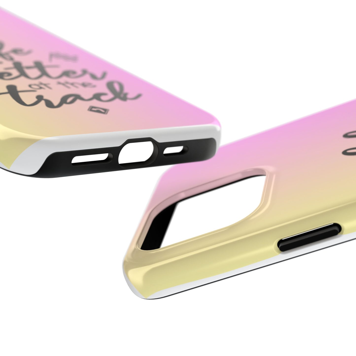 Two-Tone Tough Phone Cases - Life Is Better At The Racetrack