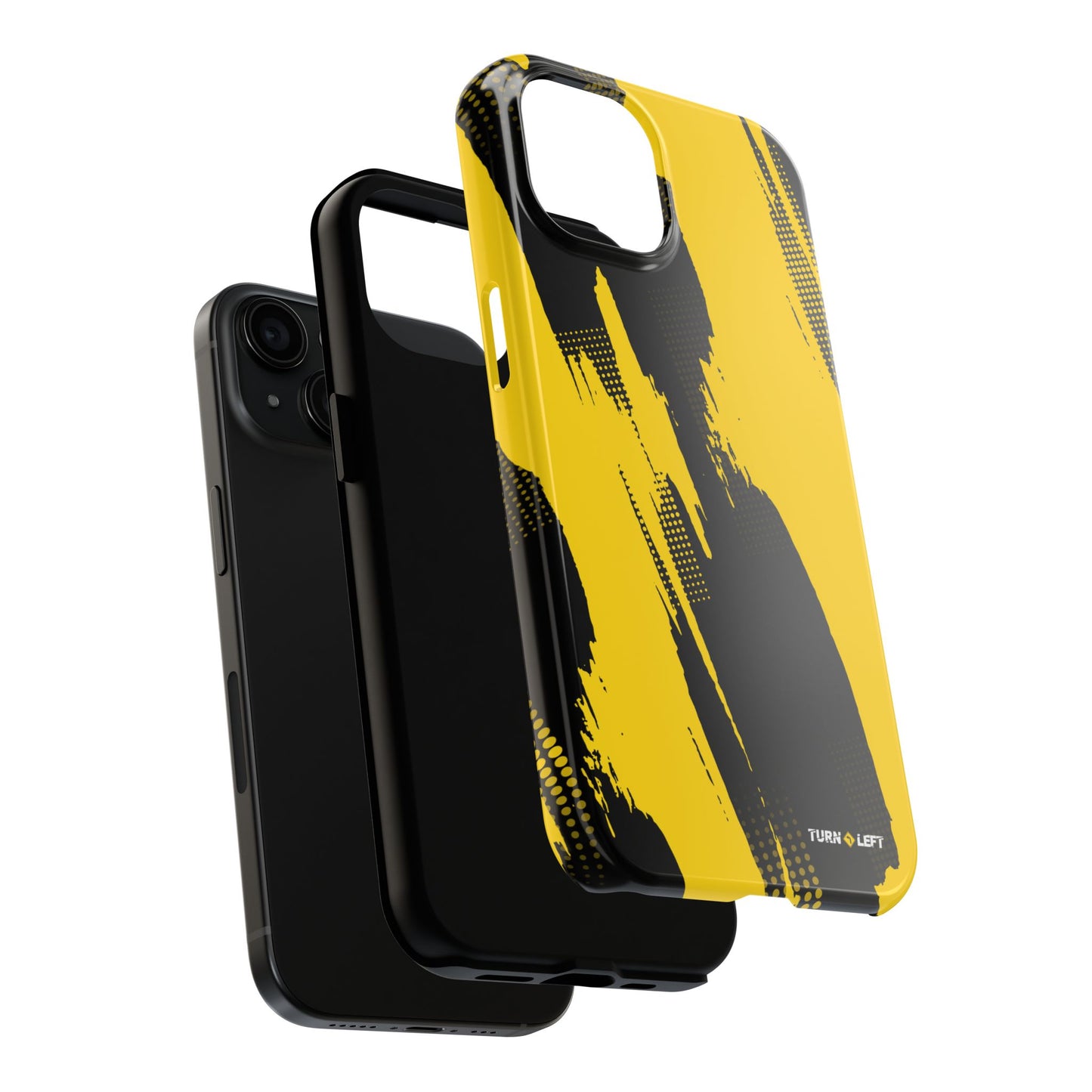 Racing Graphic Yellow Black Tough Phone Cases