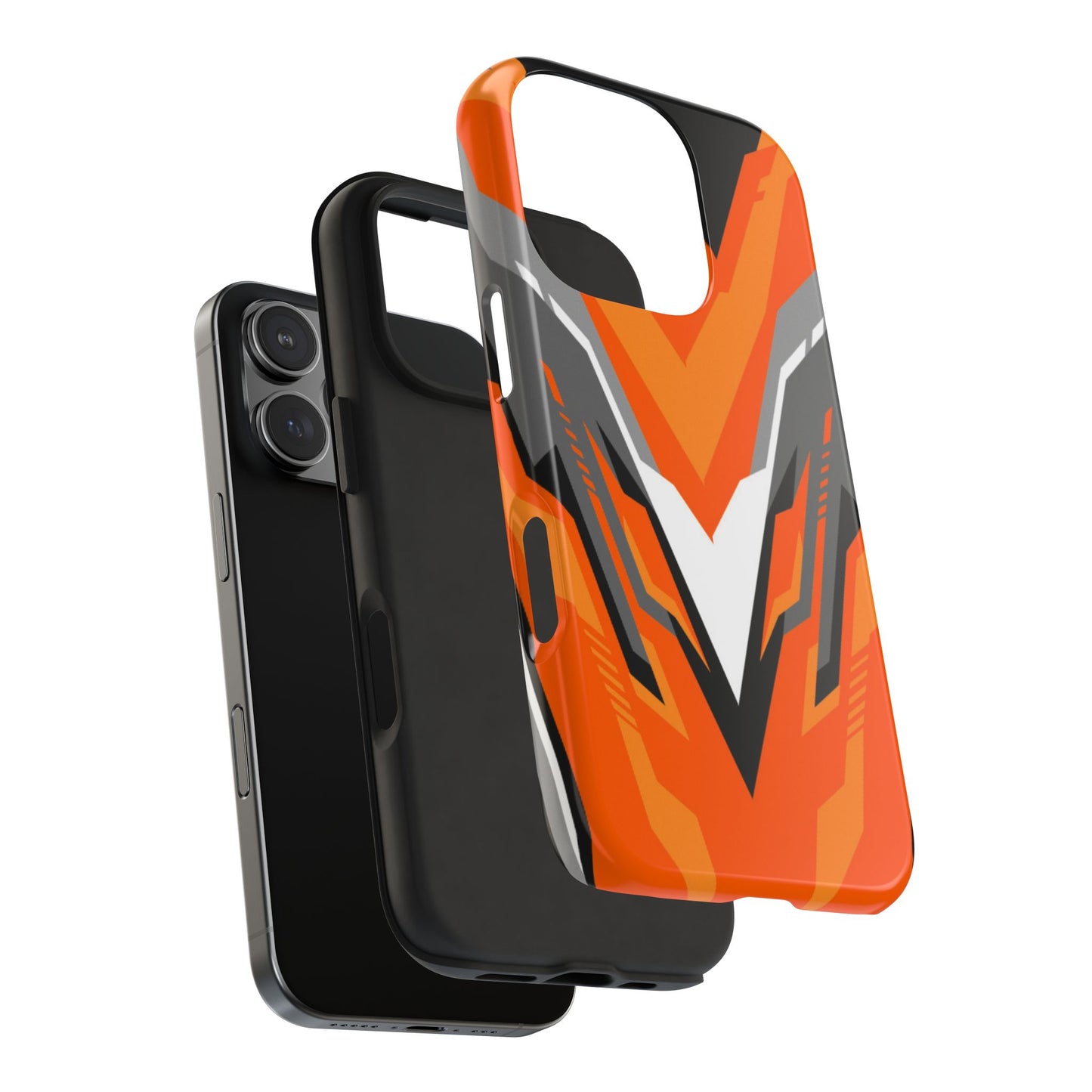 Orange Racing Graphic Tough Phone Case