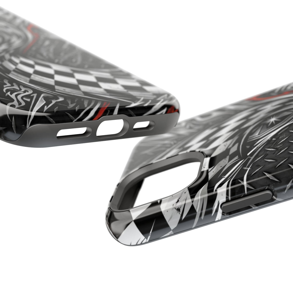 Racing Checkered Flag Magnetic Phone Case