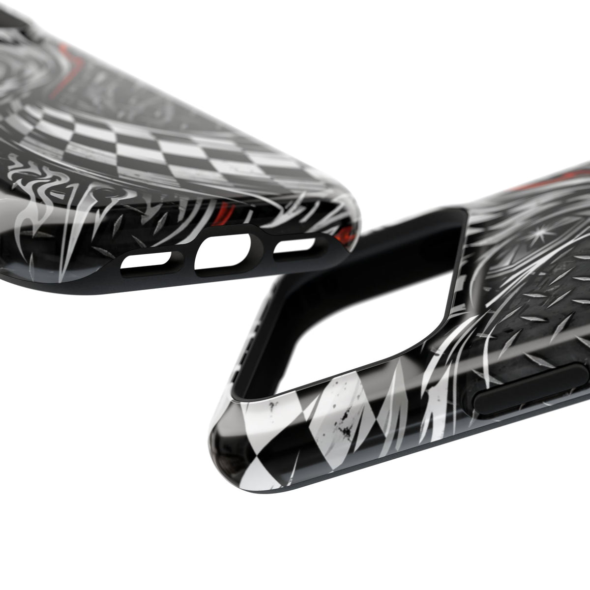 Racing Checkered Flag Magnetic Phone Case
