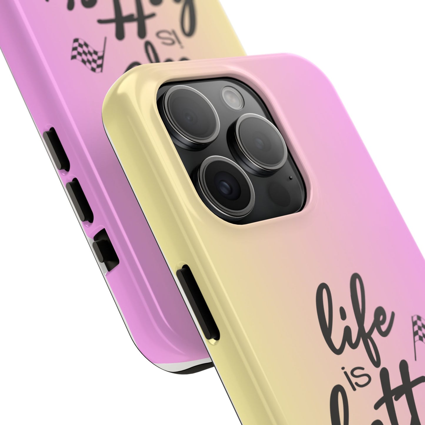 Two-Tone Tough Phone Cases - Life Is Better At The Racetrack