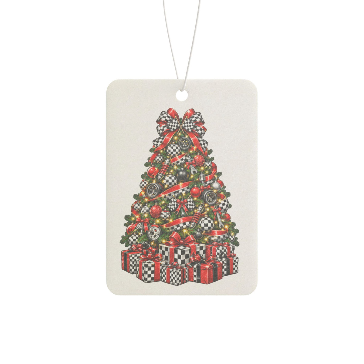 Racing Christmas Tree Car Air Freshener