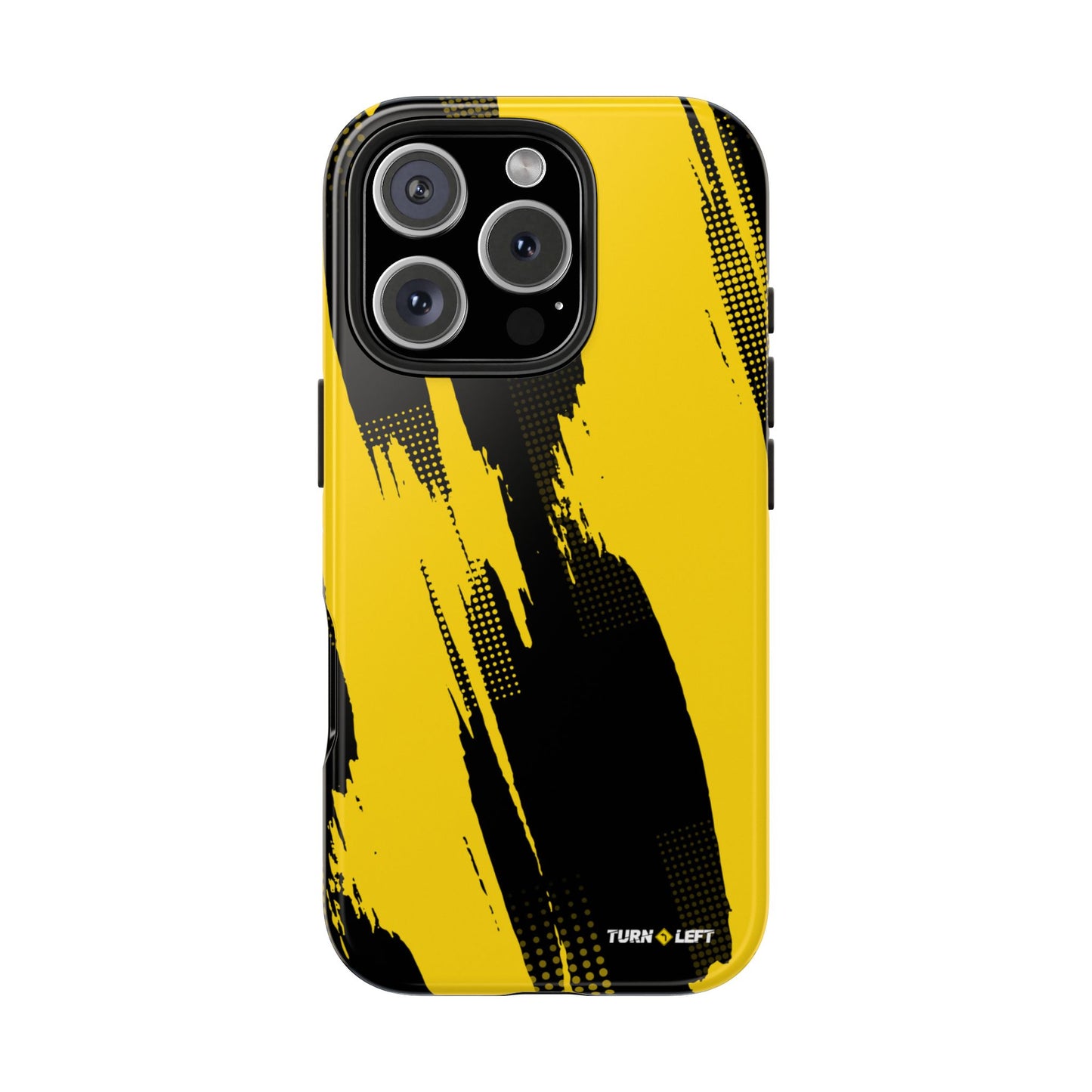 Racing Graphic Yellow Black Tough Phone Cases