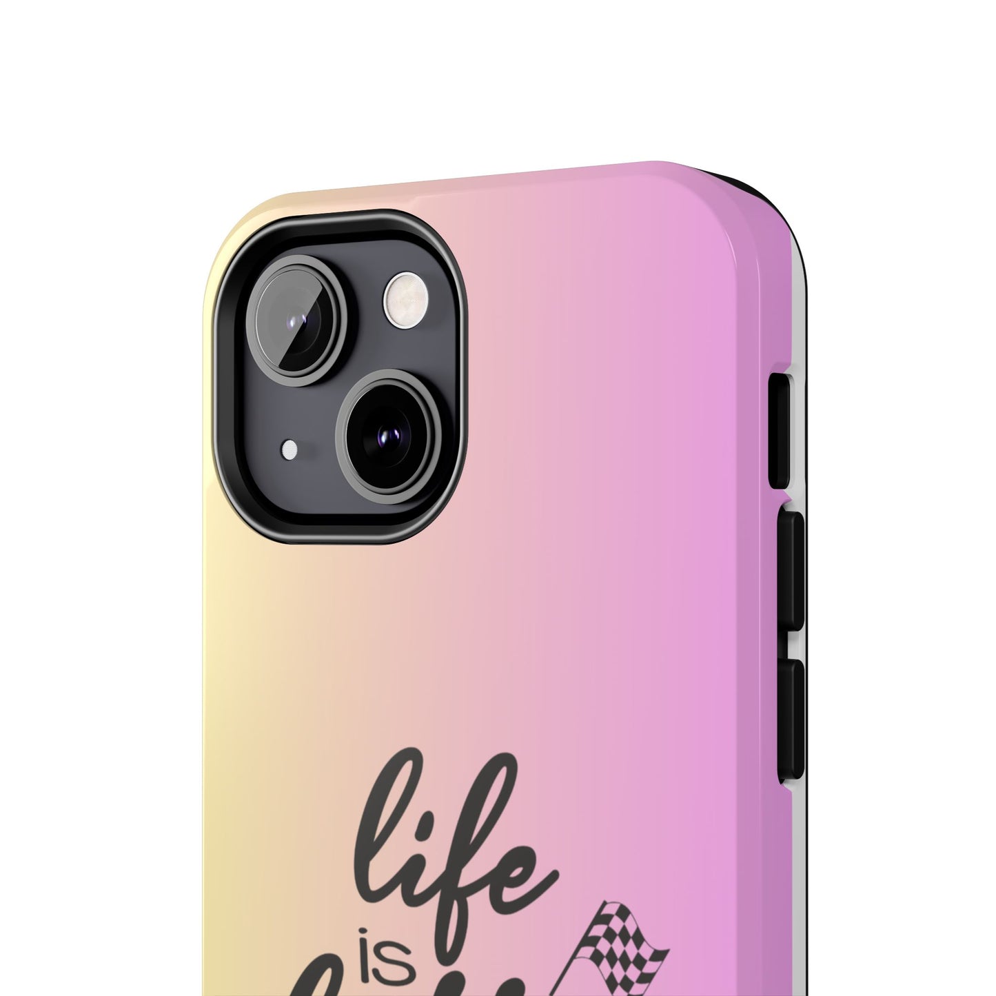 Two-Tone Tough Phone Cases - Life Is Better At The Racetrack
