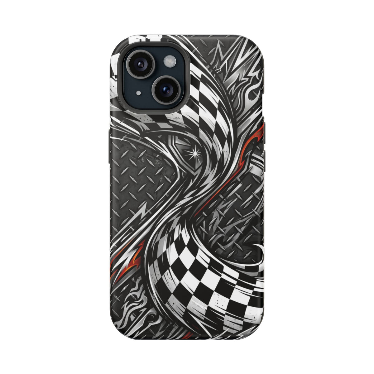 Racing Checkered Flag Magnetic Phone Case