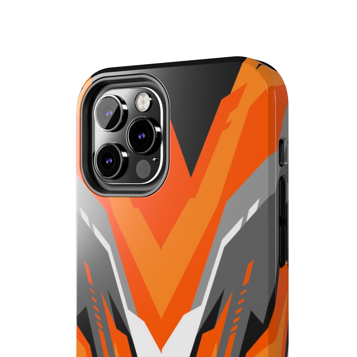 Orange Racing Graphic Tough Phone Case