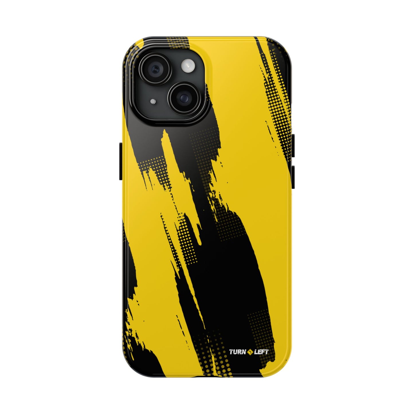 Racing Graphic Yellow Black Tough Phone Cases
