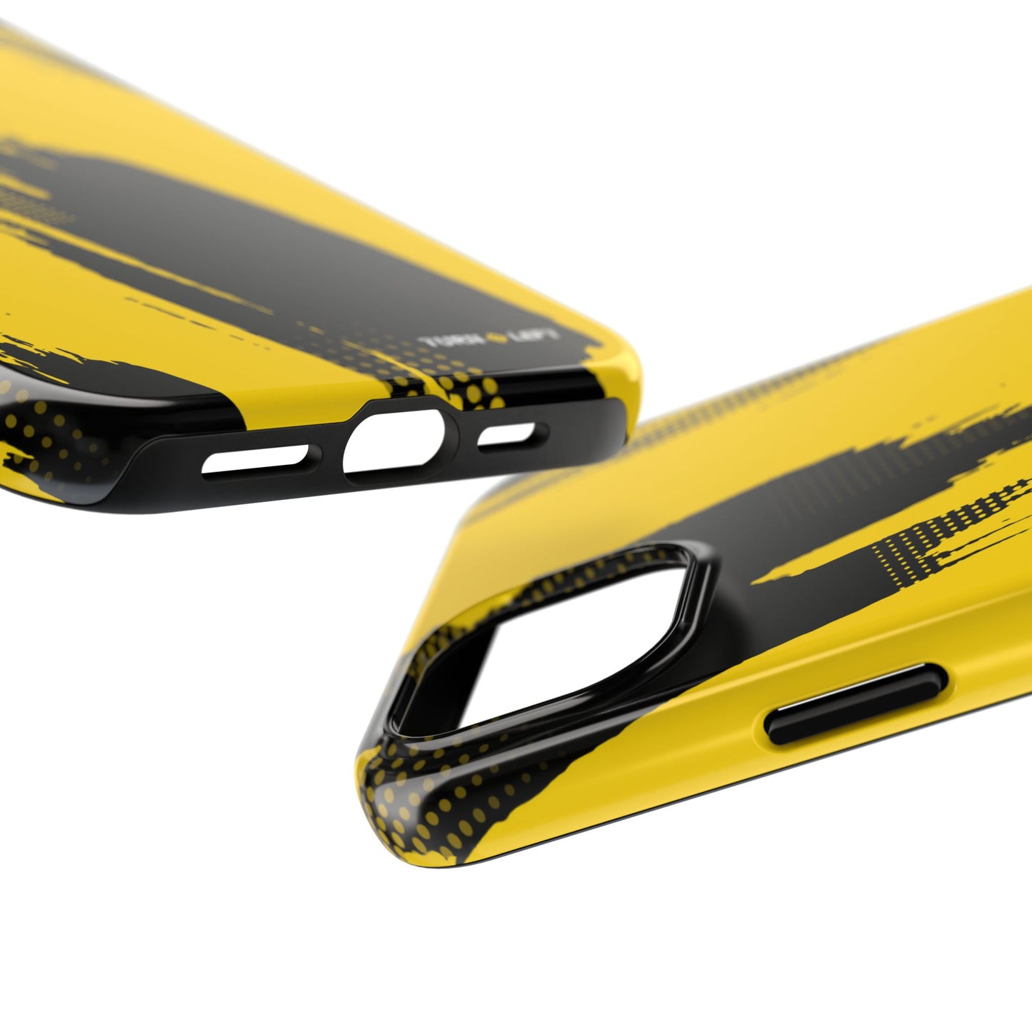 Racing Graphic Yellow Black Tough Phone Cases