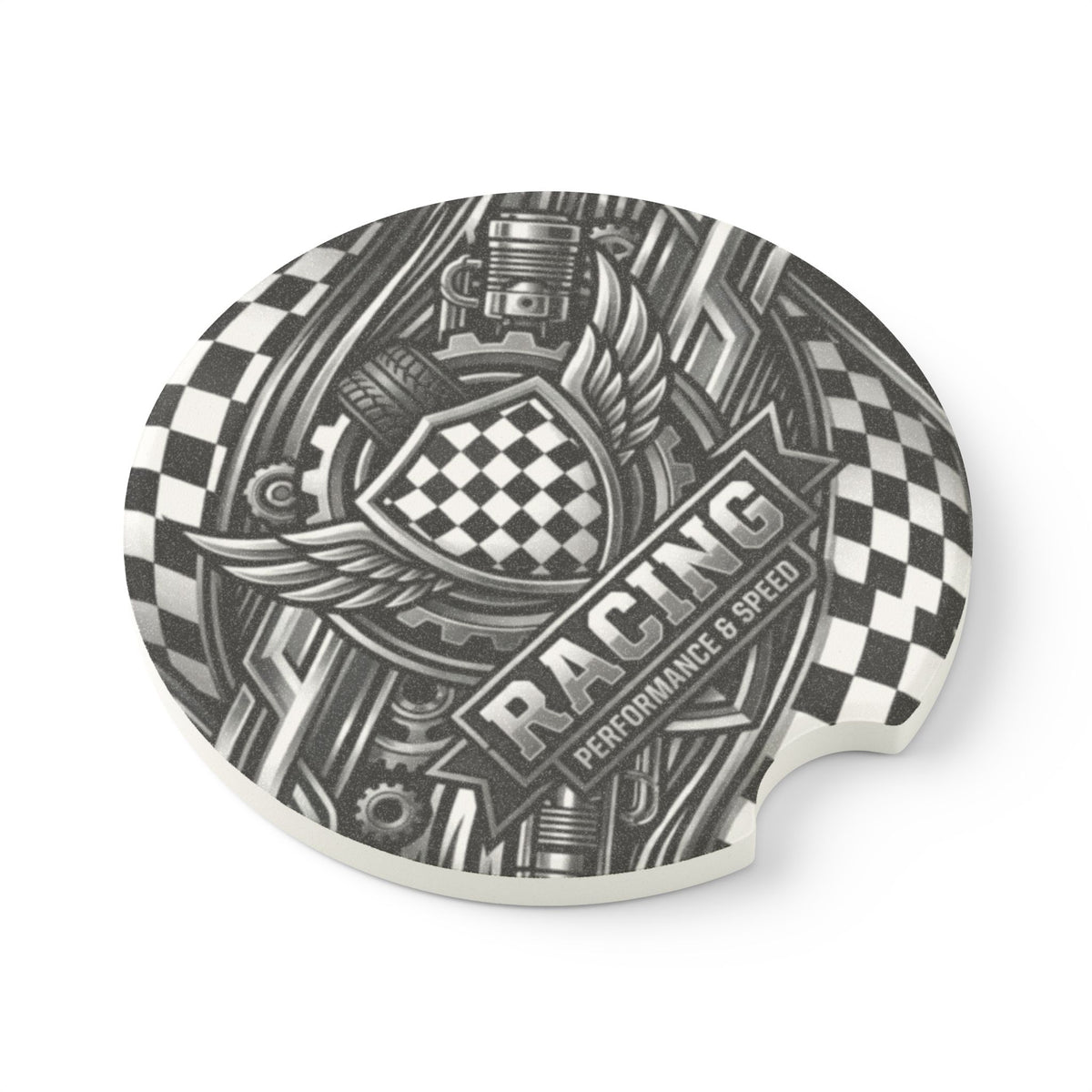 Racing Performance & Speed Soapstone Car Coaster