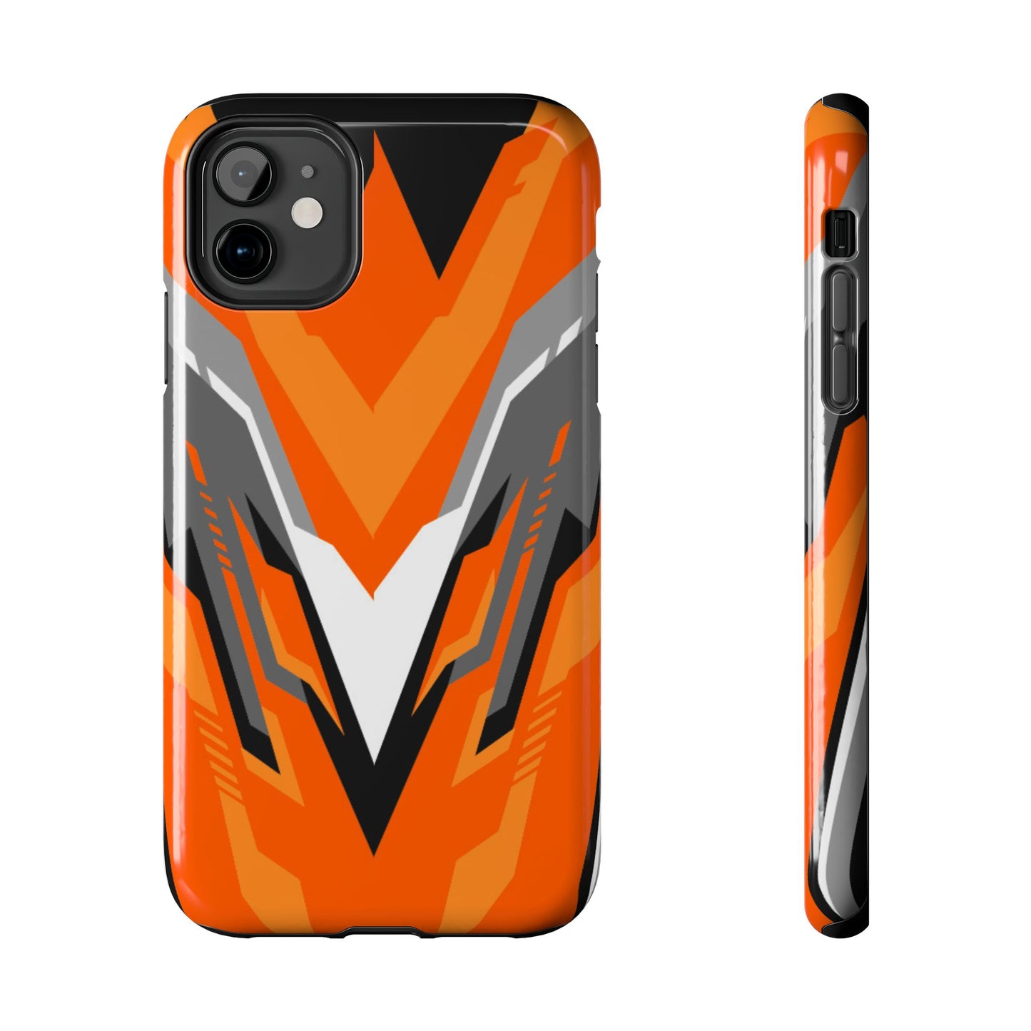 Orange Racing Graphic Tough Phone Case