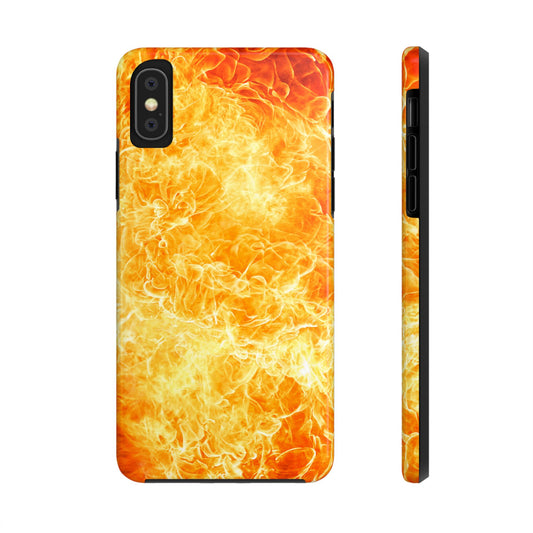 Extreme Racing Fire Graphic Tough Phone Cases