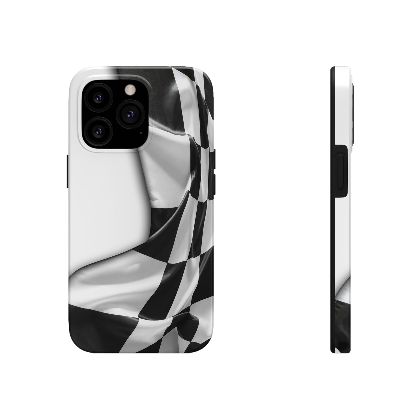 Checkered Flag Graphic Tough Phone Cases