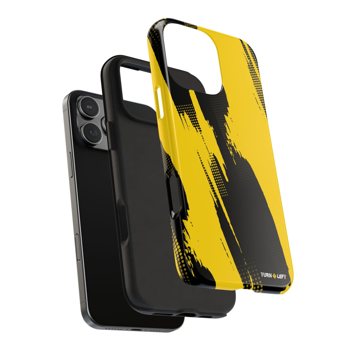 Racing Graphic Yellow Black Tough Phone Cases