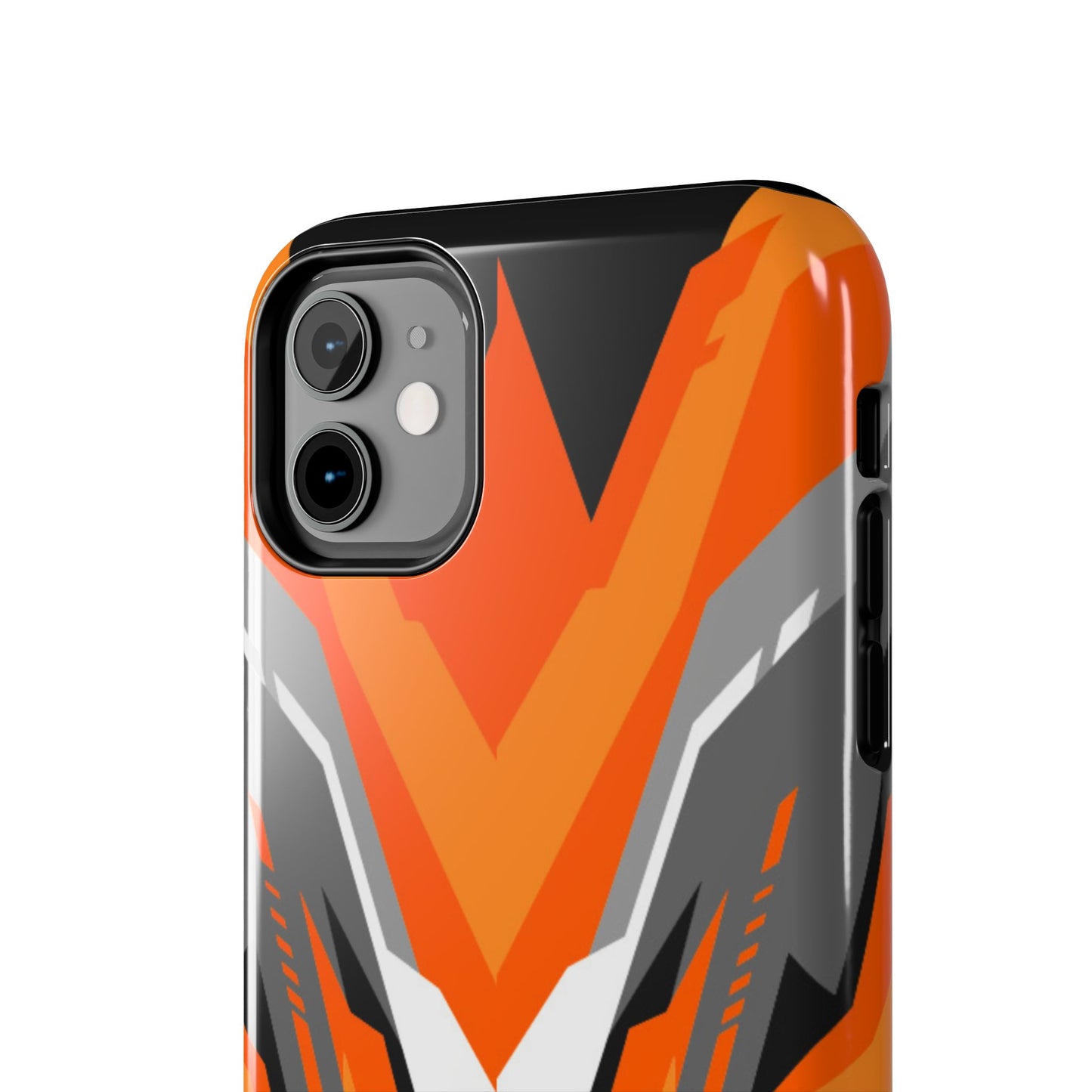 Orange Racing Graphic Tough Phone Case