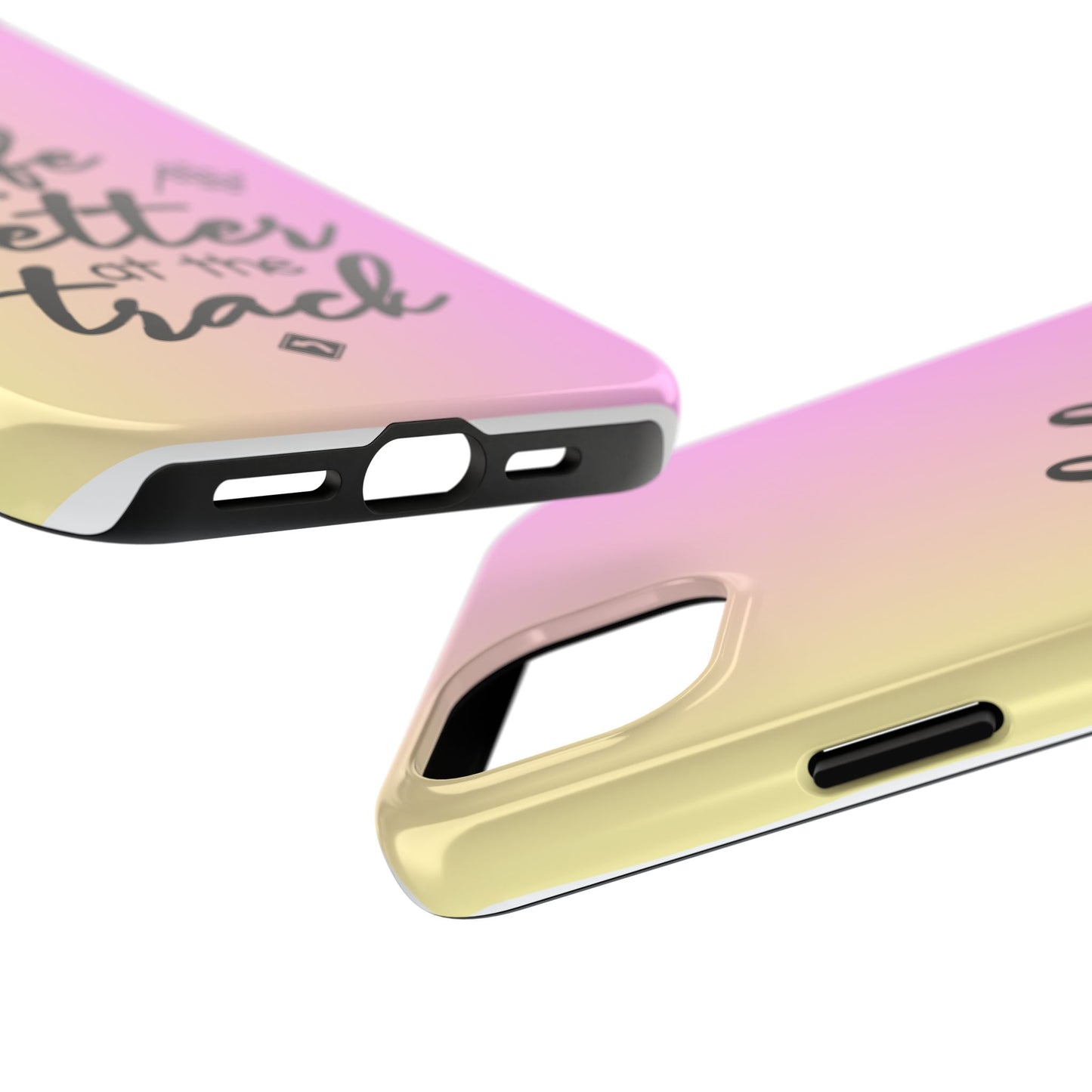 Two-Tone Tough Phone Cases - Life Is Better At The Racetrack