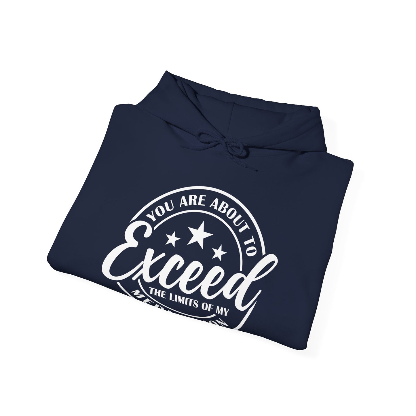 You Are About To Exceed The Limits Of My Medication Hooded Sweatshirt