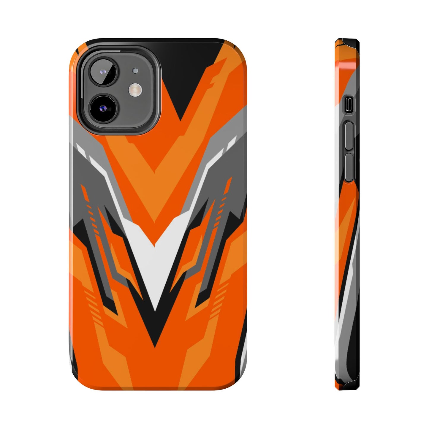 Orange Racing Graphic Tough Phone Case