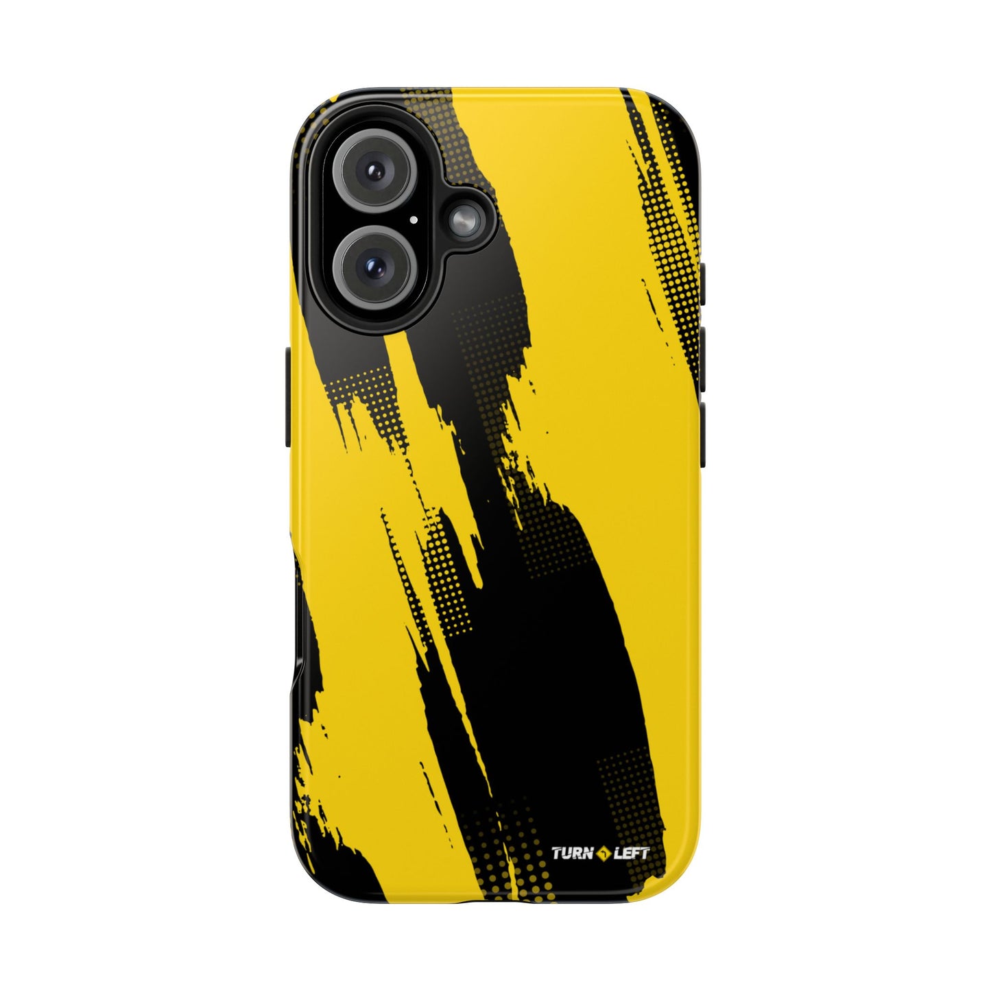 Racing Graphic Yellow Black Tough Phone Cases