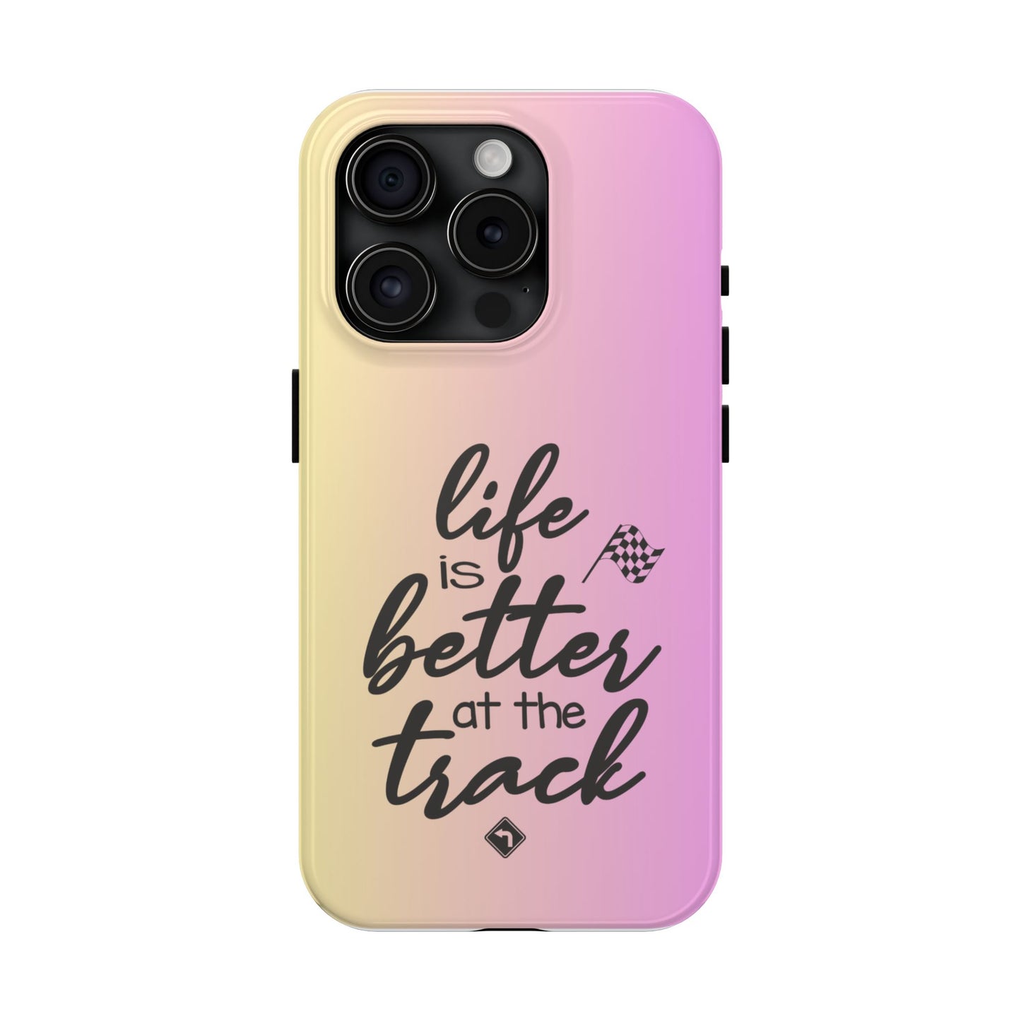 Two-Tone Tough Phone Cases - Life Is Better At The Racetrack