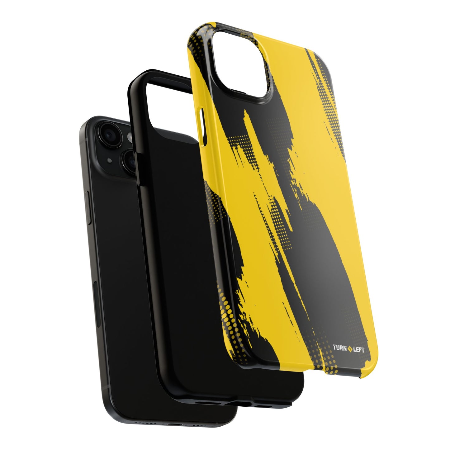 Racing Graphic Yellow Black Tough Phone Cases
