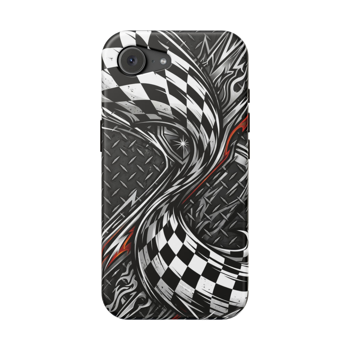 Racing Checkered Flag Magnetic Phone Case