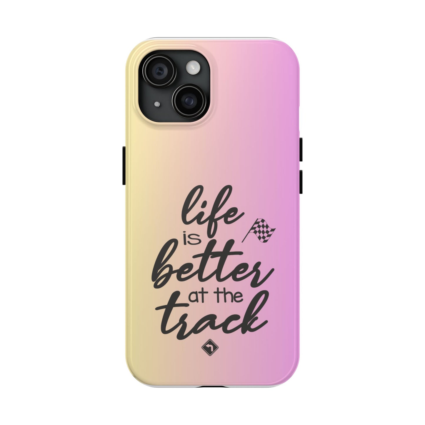 Two-Tone Tough Phone Cases - Life Is Better At The Racetrack