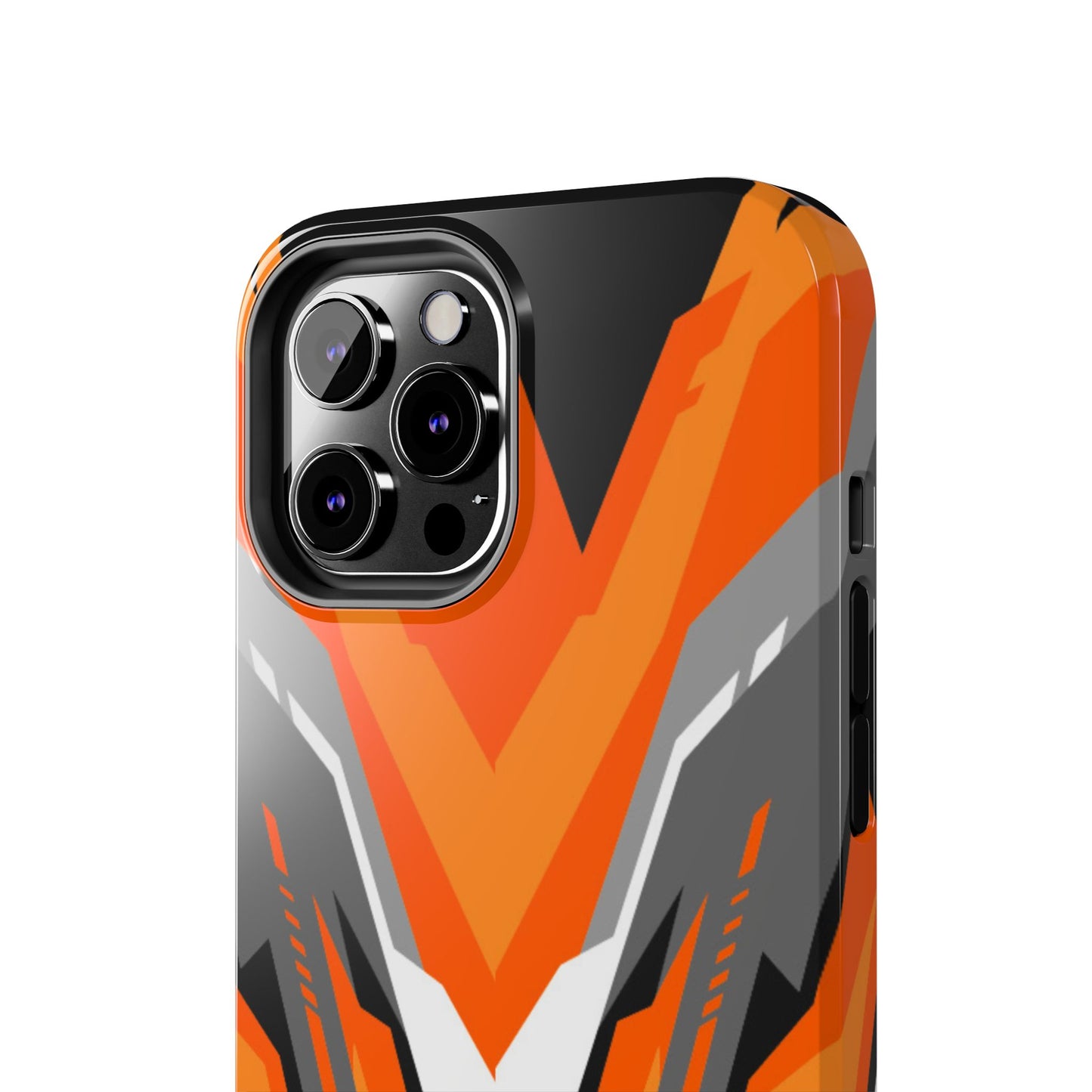 Orange Racing Graphic Tough Phone Case