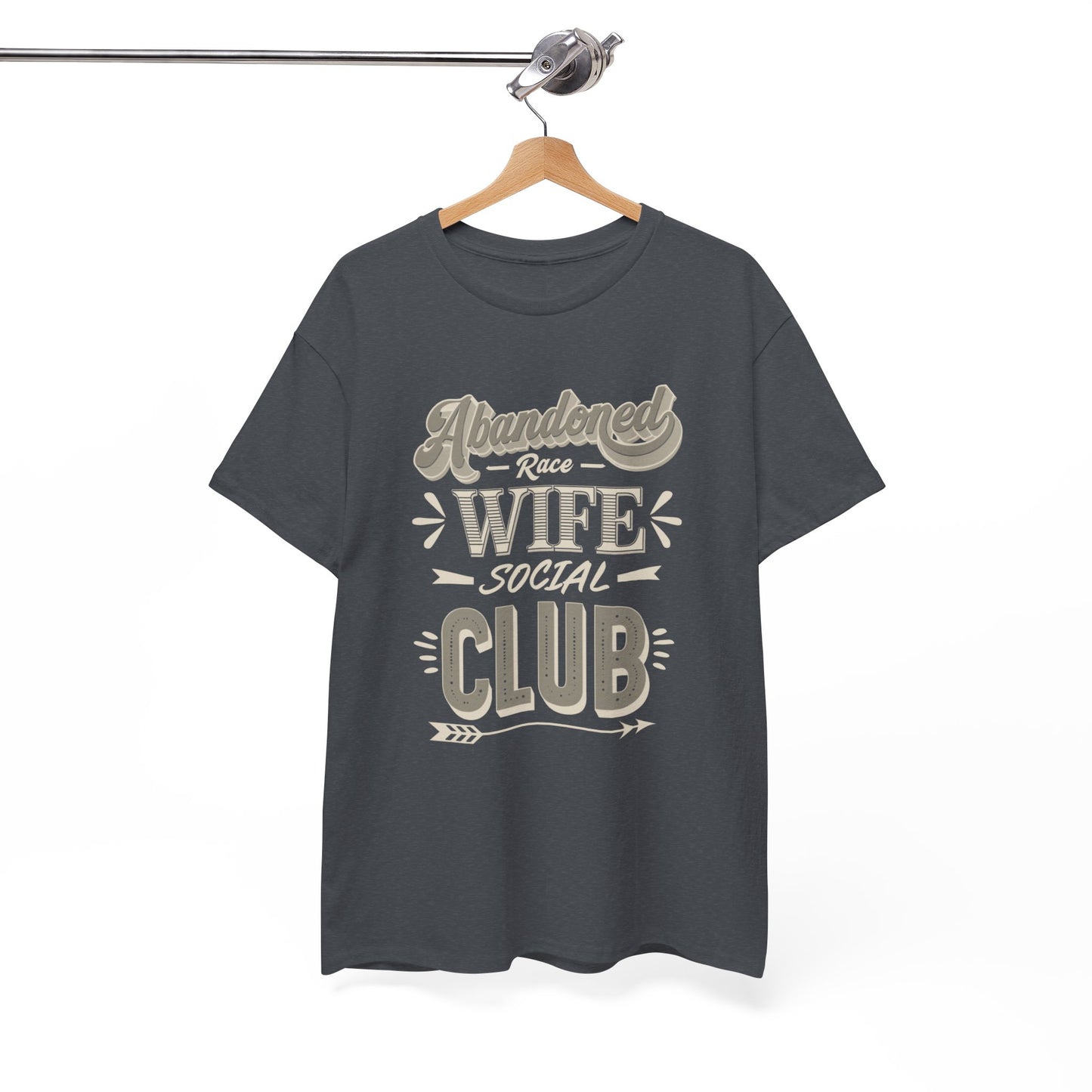 Abandoned Race Wife Social Club Tee, Unisex Cotton T-Shirt for Racing Fans, Gift for Motorsports Lovers, Casual Tee for Social Events, [...]