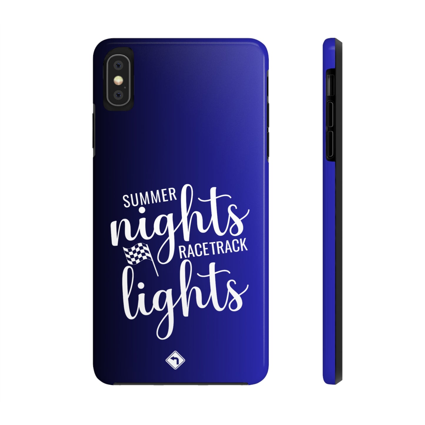 Summer Nights Racetrack Lights Two Tone Blue Tough Phone Cases