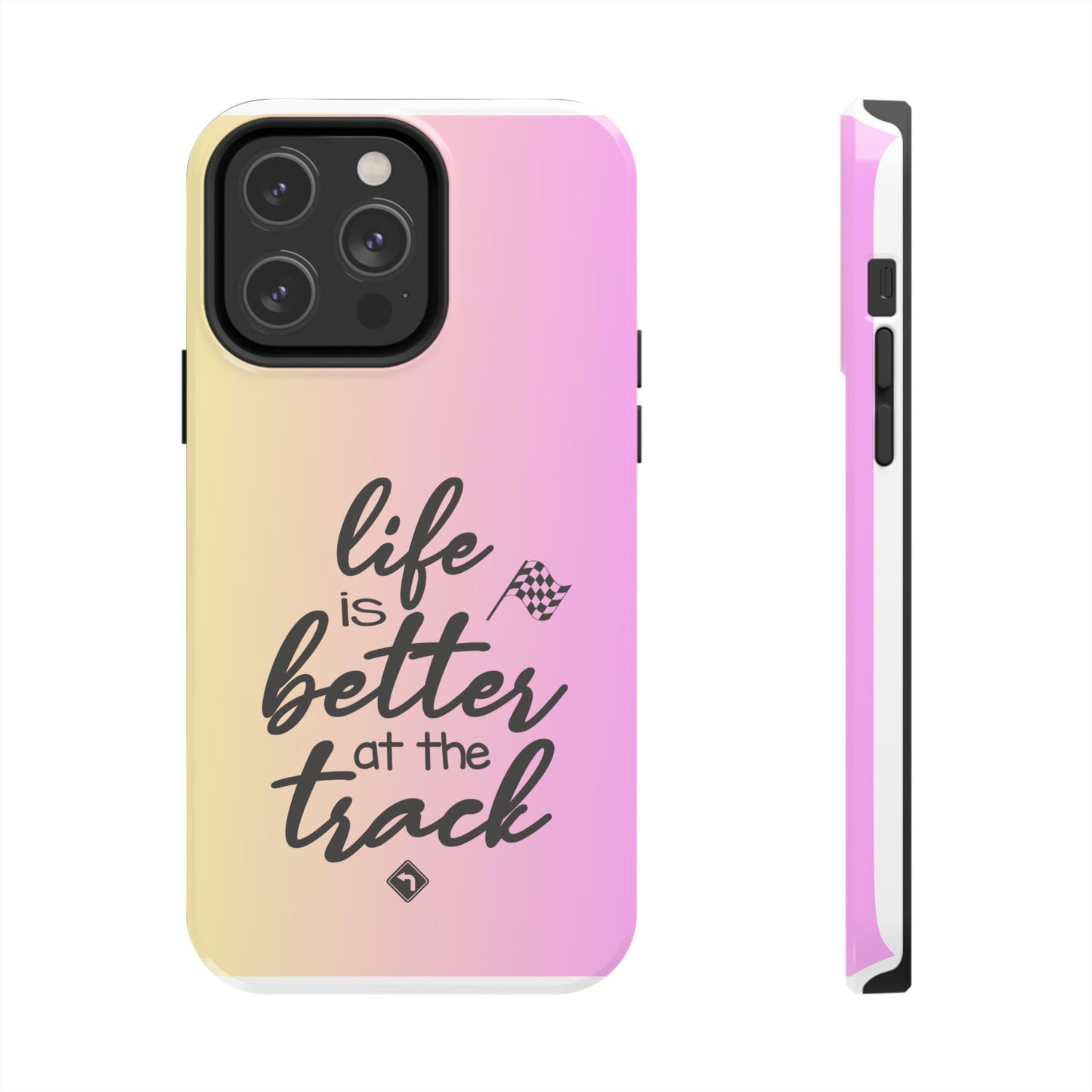 Two-Tone Tough Phone Cases - Life Is Better At The Racetrack