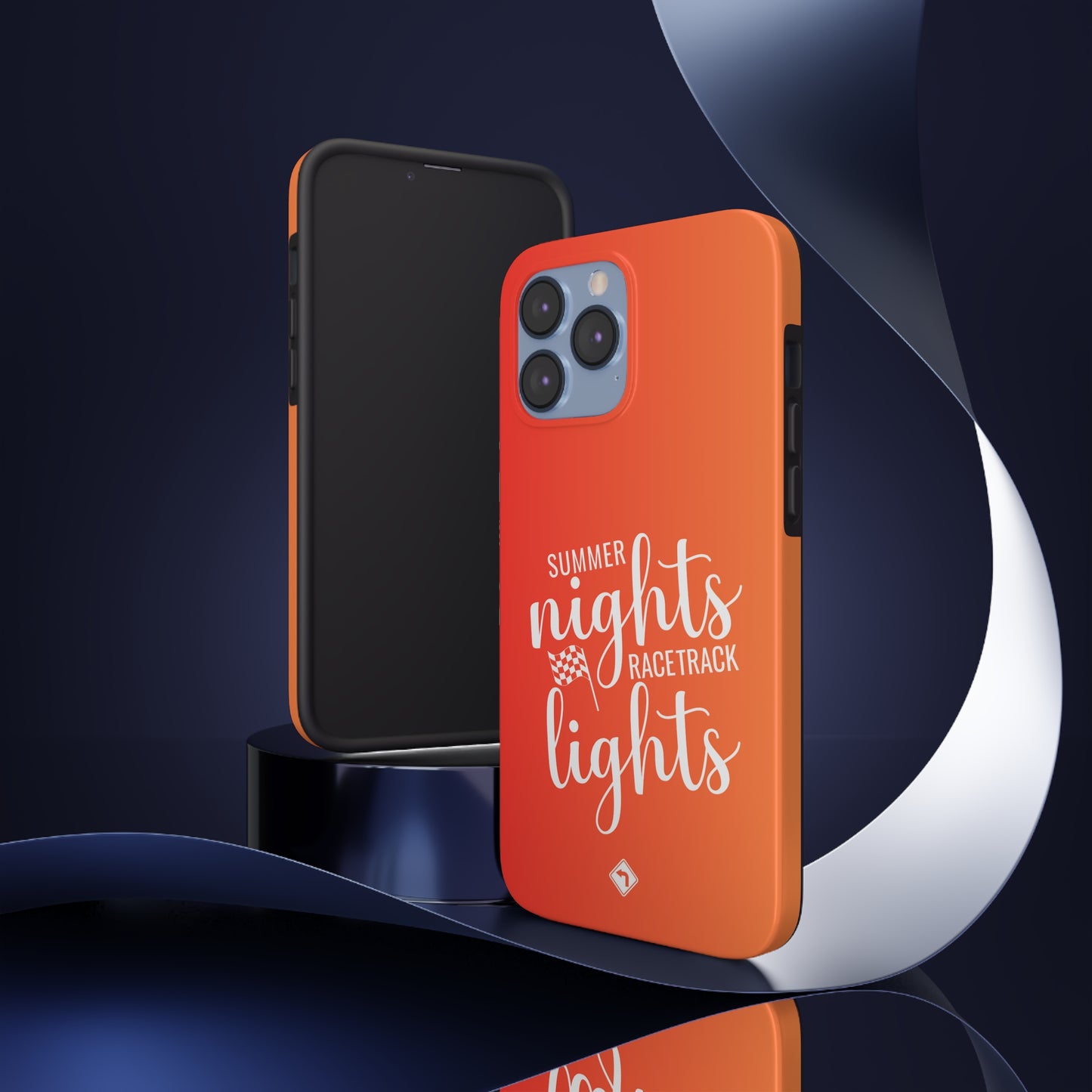 Summer Nights Racetrack Lights Orange Tough Phone Cases