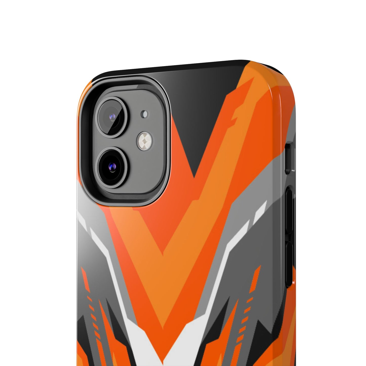 Orange Racing Graphic Tough Phone Case