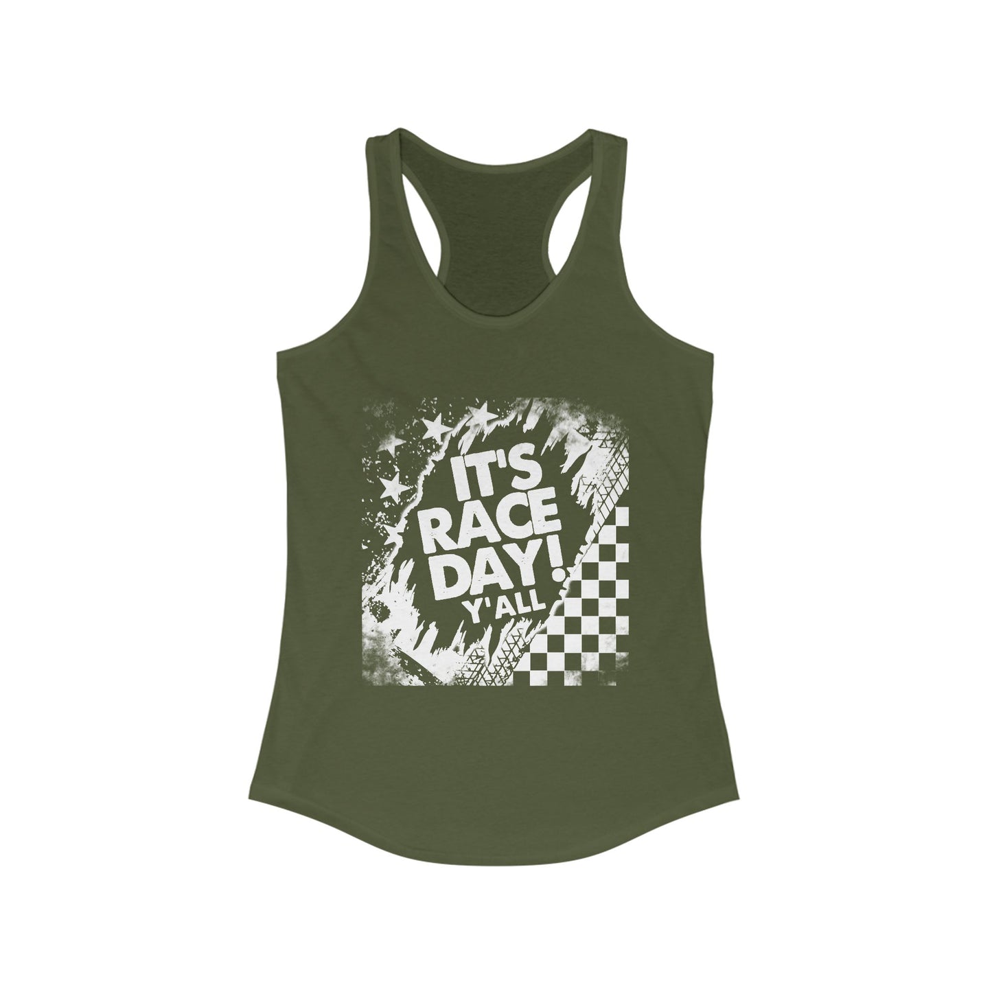 It's Raceday Y'all Racerback Tank Top