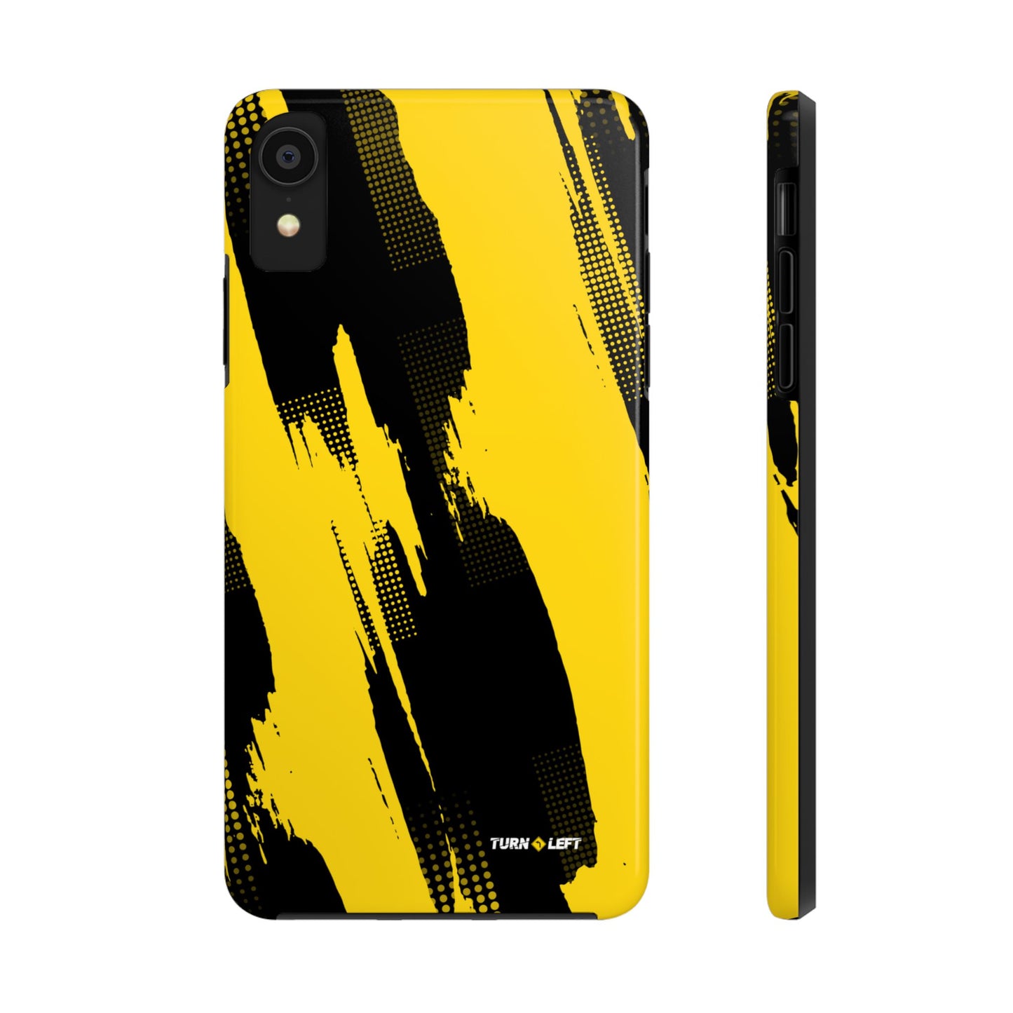Racing Graphic Yellow Black Tough Phone Cases