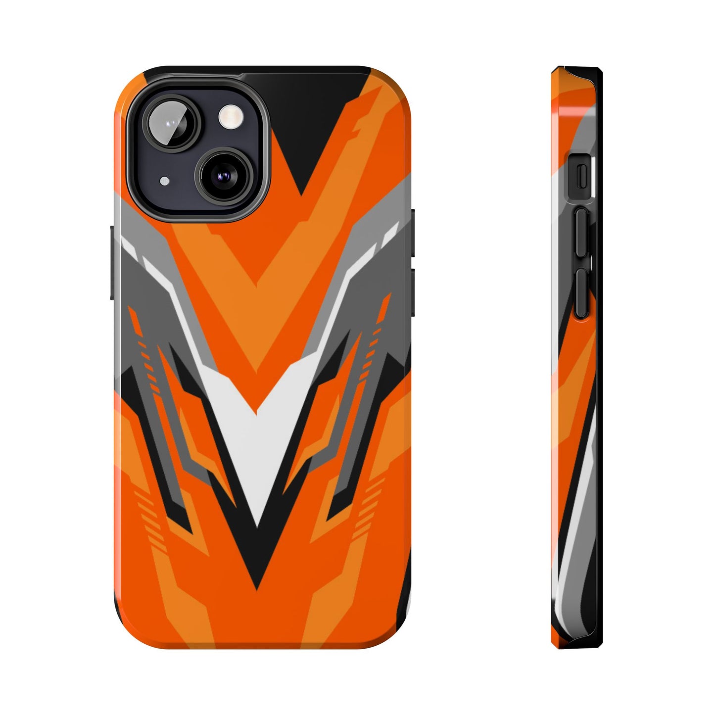 Orange Racing Graphic Tough Phone Case