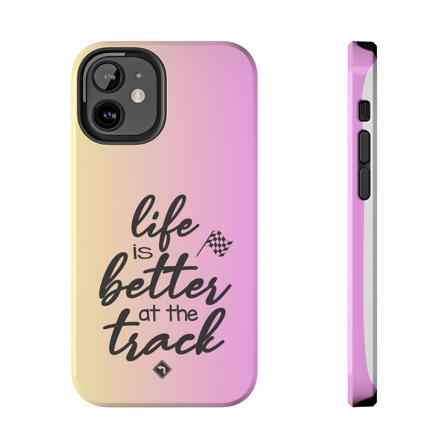 Two-Tone Tough Phone Cases - Life Is Better At The Racetrack