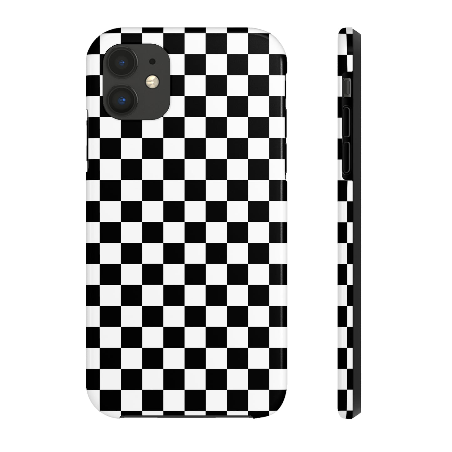Checker Flag Graphic Tough Phone Cases
